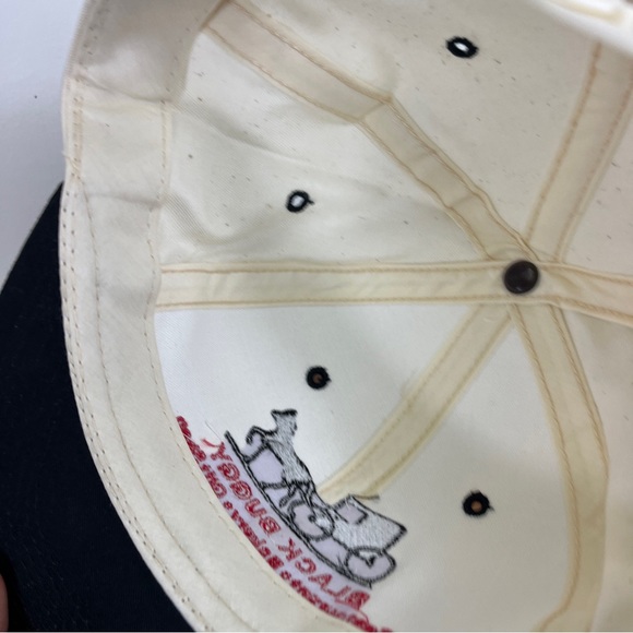 Black Buggy Hat Snapback Cap Mens Beige Restaurant Amish Buffet Indiana Bakery - Picture 11 of 14
